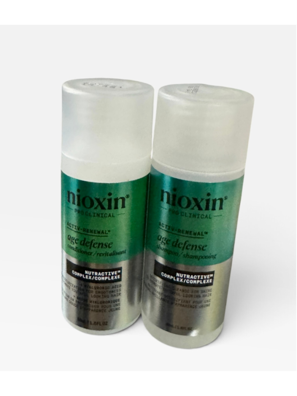 Nioxin ProClinical Shampoo & Conditioner Travel Set, Activ-Renewal Age Defense